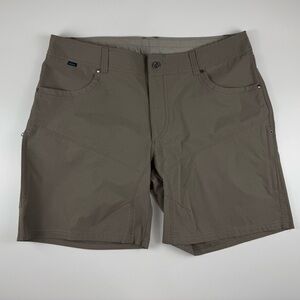 Kuhl Silencr Kargo Cargo Shorts Brown Men’s 40 8” Inseam Hiking Outdoor Ripstop